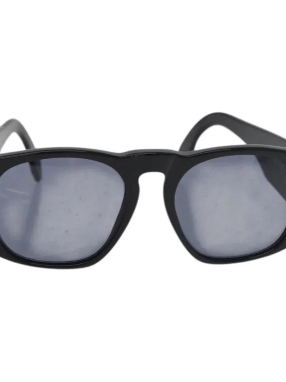 CHANEL Sunglasses plastic Black CC Auth ka3896A
